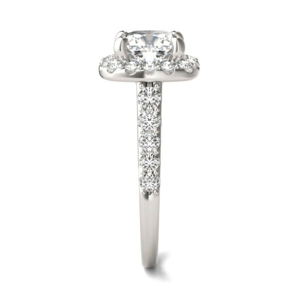 CUSHION ALLURE HALO ENGAGEMENT RING