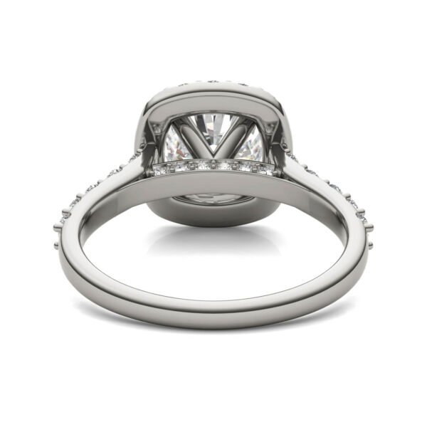 CUSHION ALLURE HALO ENGAGEMENT RING