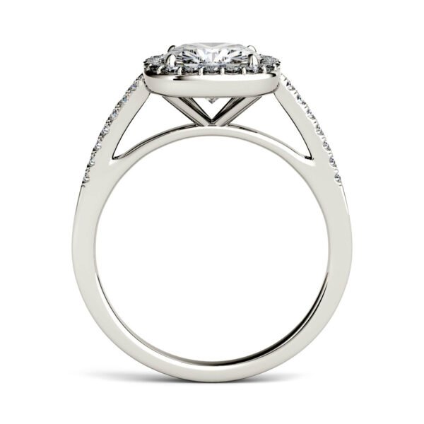 CUSHION ADORA HALO ENGAGEMENT RING