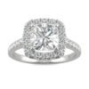 CUSHION EDEN HALO ENGAGEMENT RING