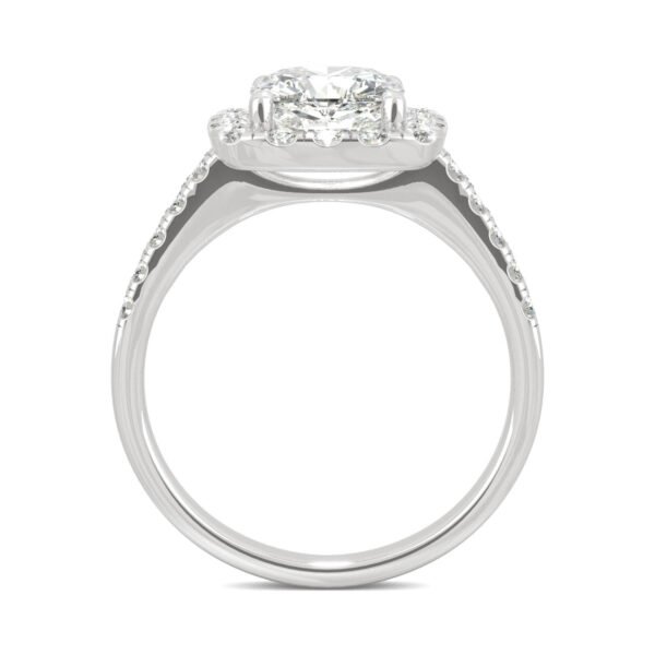 CUSHION EDEN HALO ENGAGEMENT RING