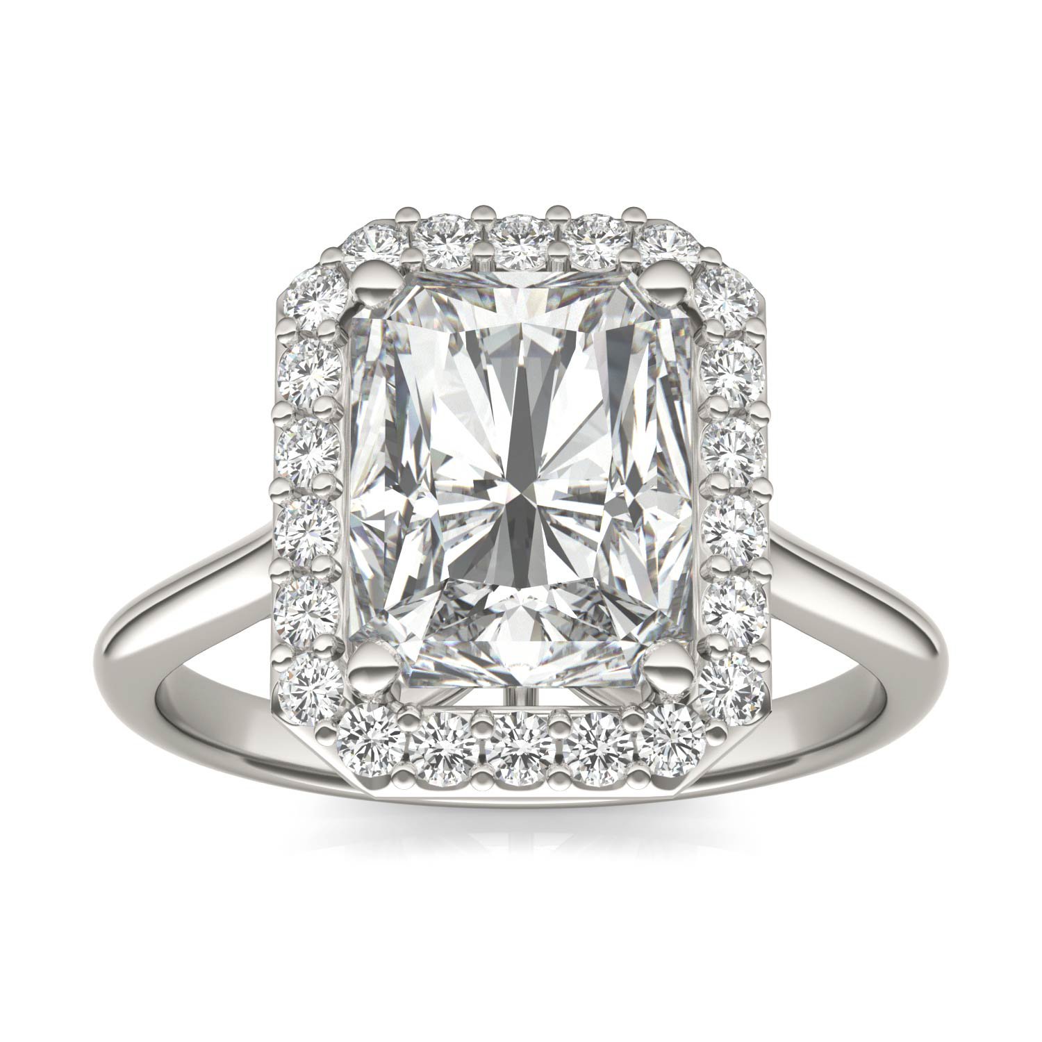 RADIANT SIGNATURE HALO ENGAGEMENT RING