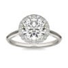 ROUND BRILLIANT SIGNATURE HALO ENGAGEMENT RING