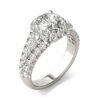 ROUND BRILLIANT SIGNATURE PAVE ACCENTED HALO