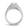 ROUND BRILLIANT SIGNATURE PAVE ACCENTED HALO