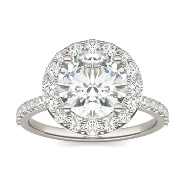 ROUND BRILLIANT ELEVATED HALO