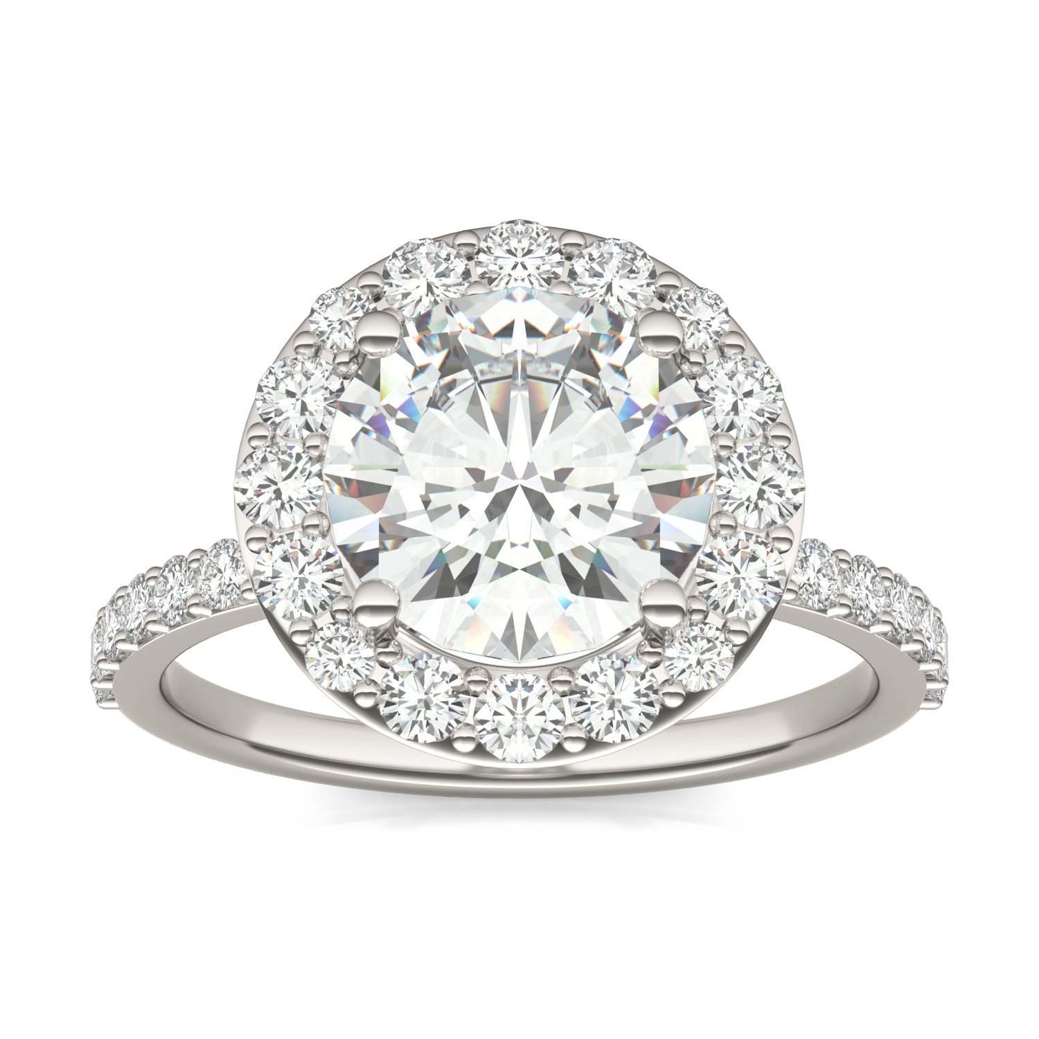 ROUND BRILLIANT ELEVATED HALO