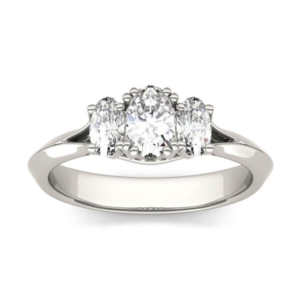 OVAL TRIO CLASSIC ENGAGEMENT RING