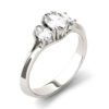 OVAL TRIO CLASSIC ENGAGEMENT RING