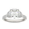 ROUND BRILLIANT LUMINA THREE-STONE ENGAGEMENT RING